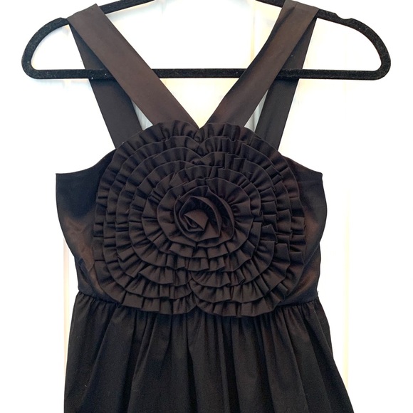 Anthropologie black flower dress - Picture 7 of 11